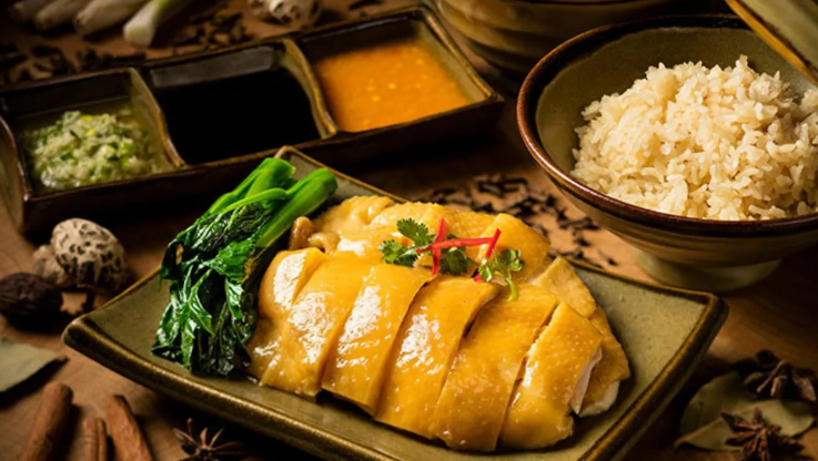 Hainanese Chicken Rice Makanan Khas Hongkong Lezat
