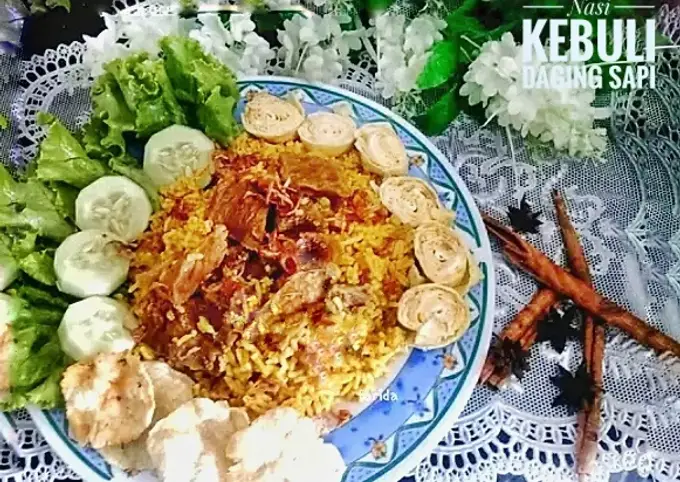 Nasi Kebuli Daging Sapi