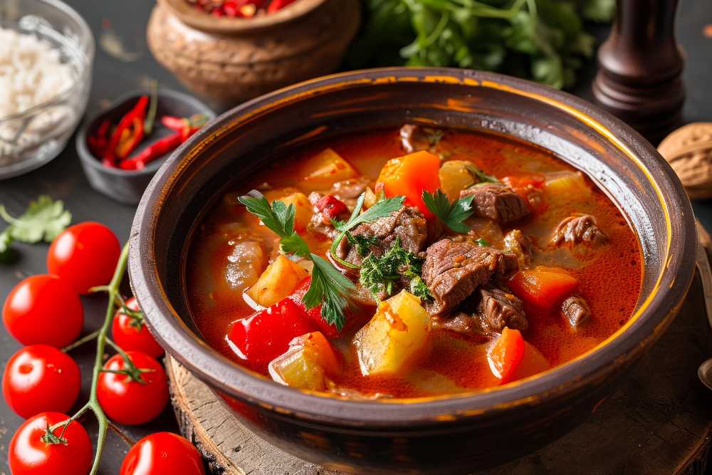 Gulaschsuppe Makanan Tradisional Yang Lezat