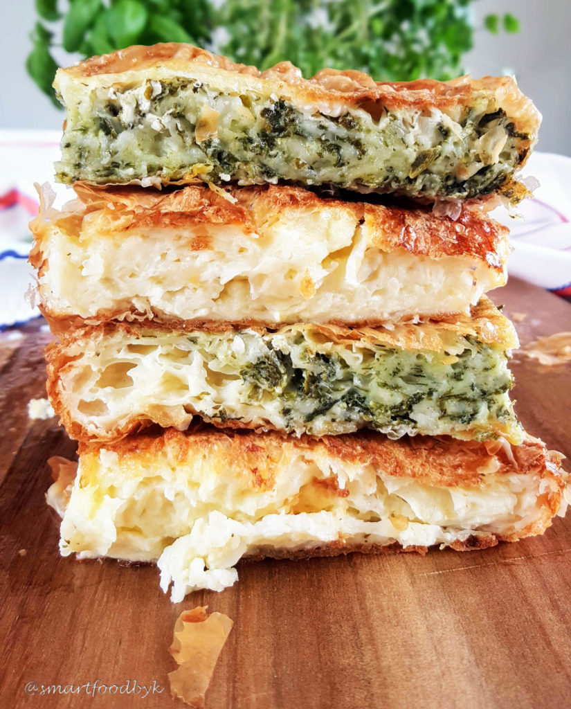 Gibanica – Millefeuille Gurih Dengan Keju Dan Bayam